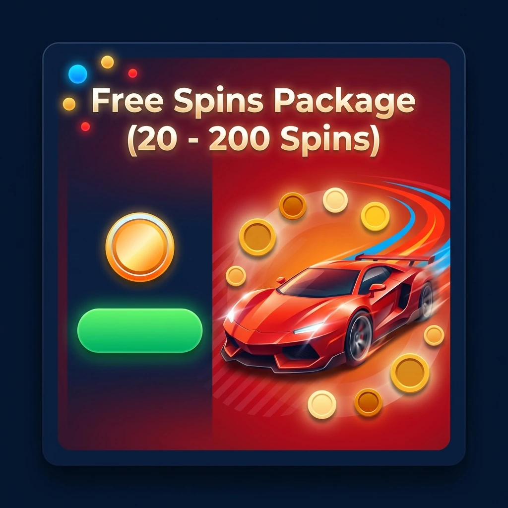 Free Spins Package (20 - 200 Spins)